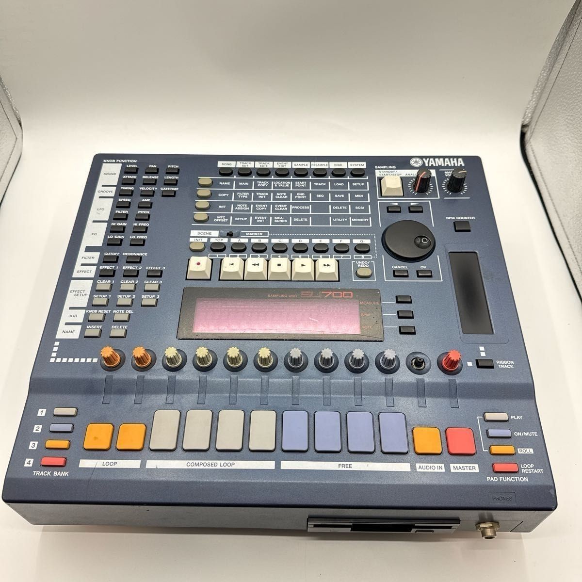 Yamaha SU700 Sequencer Sampler Only power supply confirmed JANK