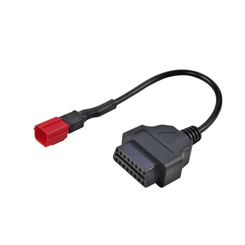 6 Pin OBD2 Euro 5 Motorcycle Diagnostic Cable Diagnostic Adapter Connector Plug