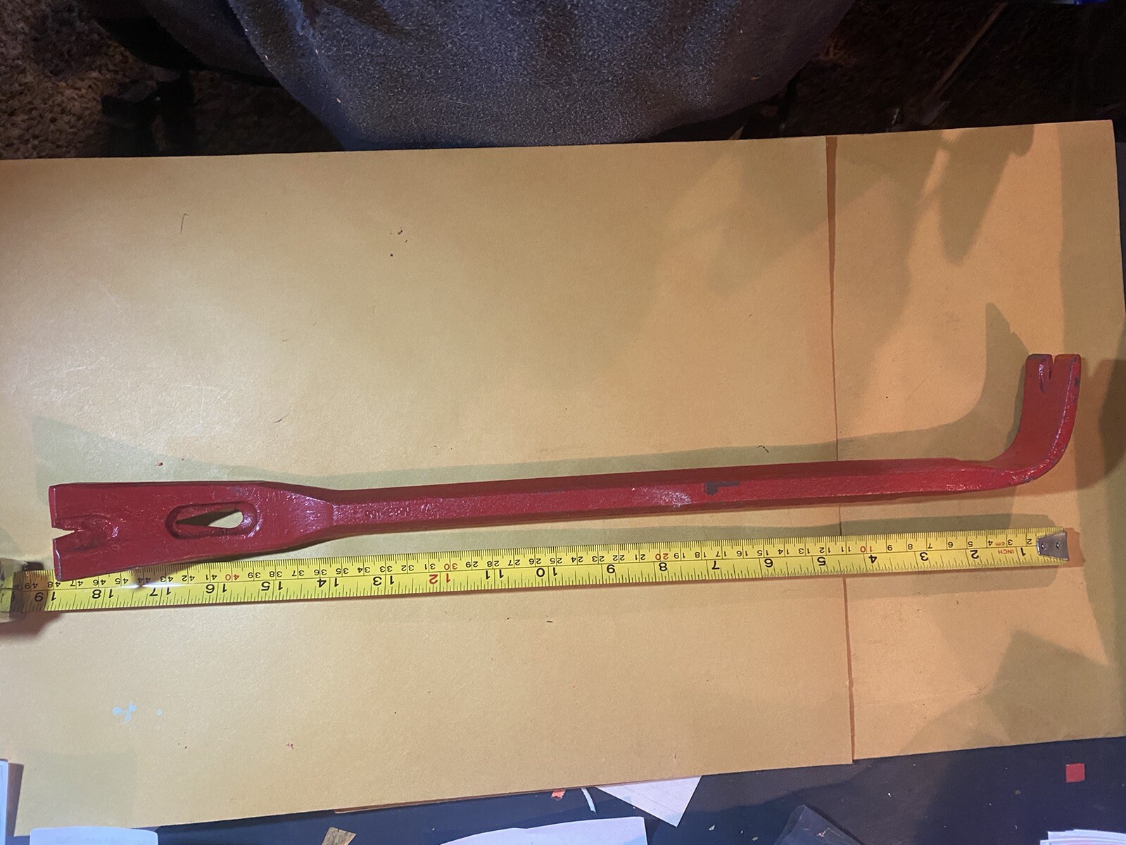 17-1/2” Nail Puller Pry Bar Wrecking Bar 3/4” Hex Thick Bar Double End New