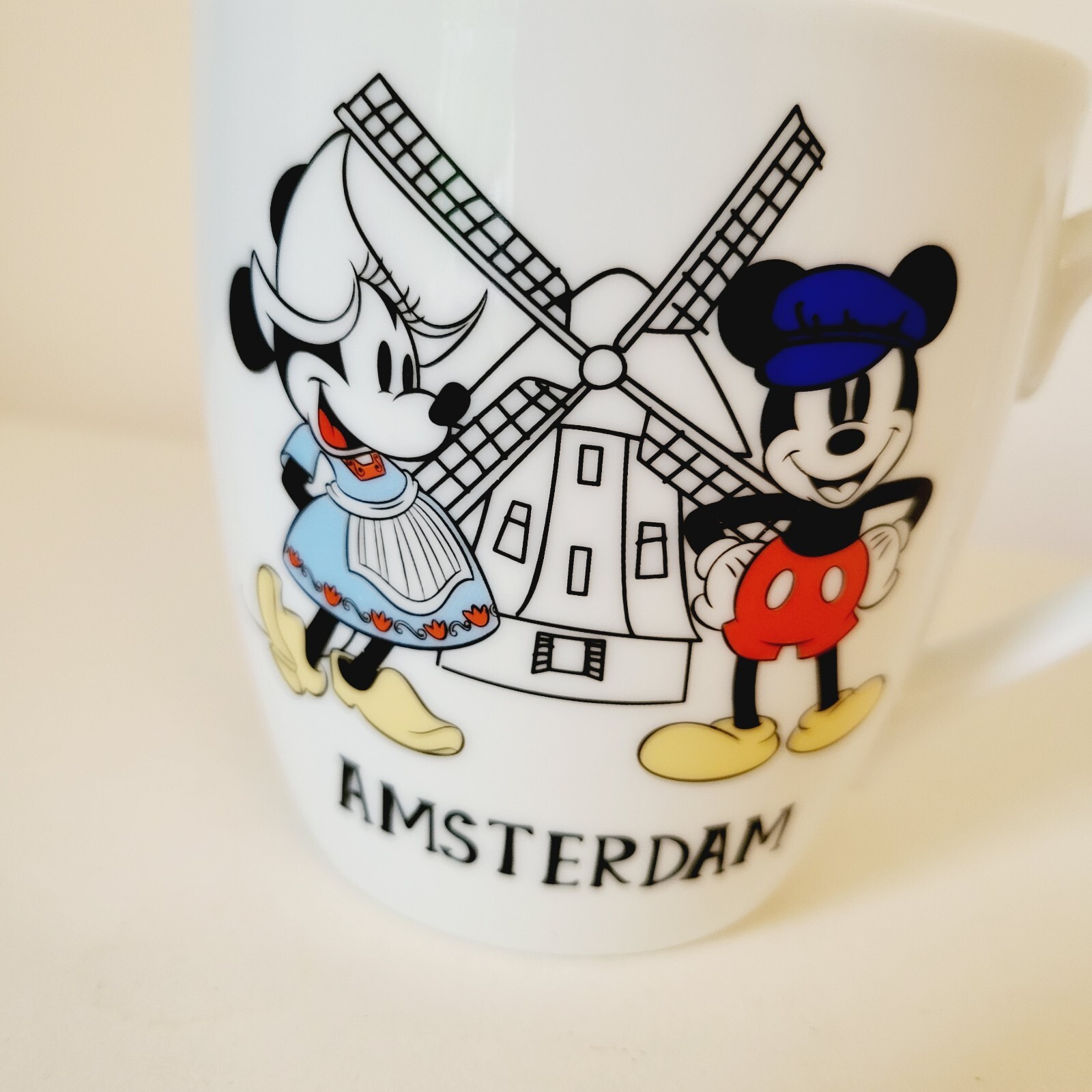 Disney Minnie & Mickey Mouse Amsterdam Mug Cup White