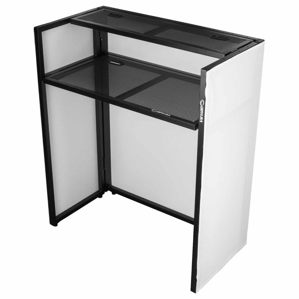 Odyssey DJBOOTHC1 "CONTROL" DJ Booth Facade Frontboard Black Frame White Scri...