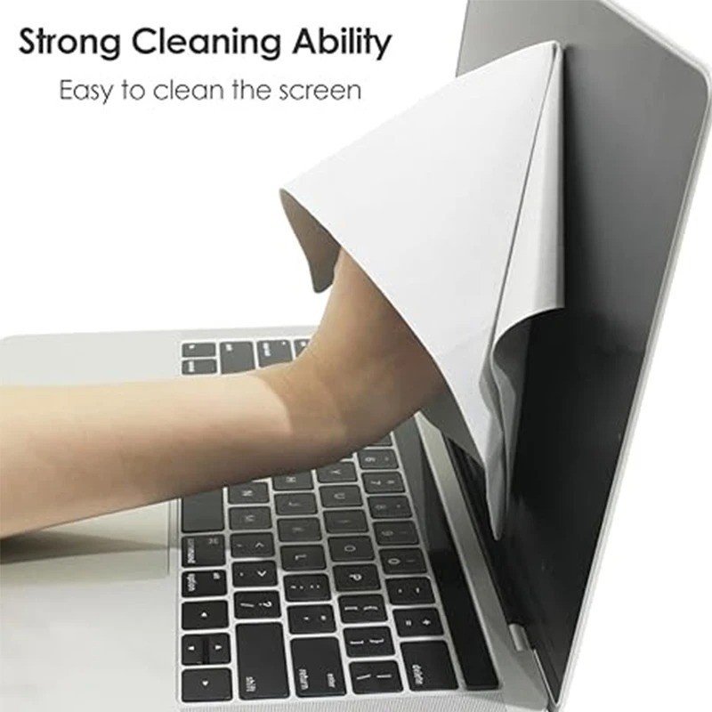 Microfiber Laptop Cleaning Kit – Dustproof Keyboard & Screen Cleaner for MacBook