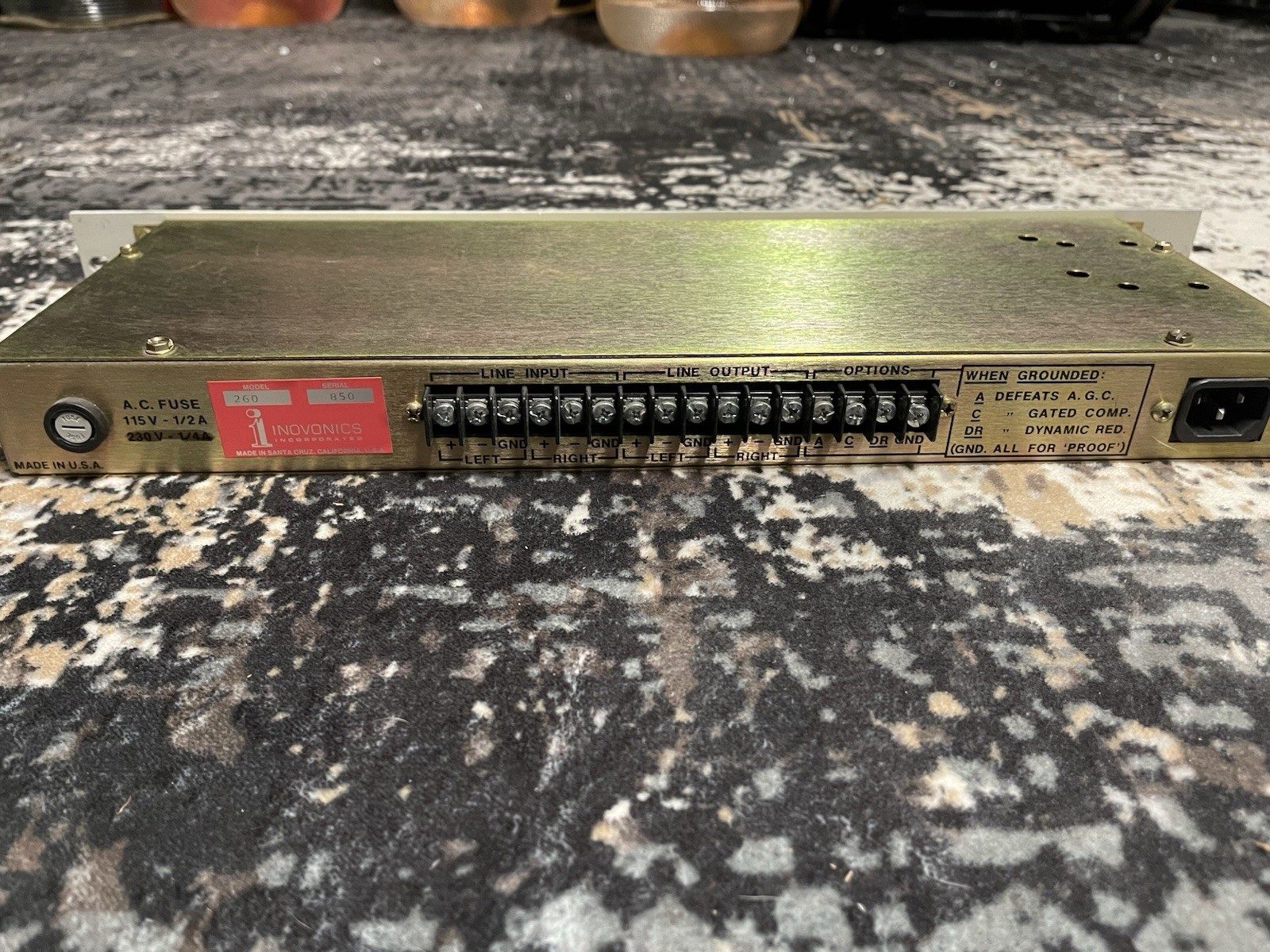 Inovonics Incorporated Stereo Broadcast Audio Processor Model 260