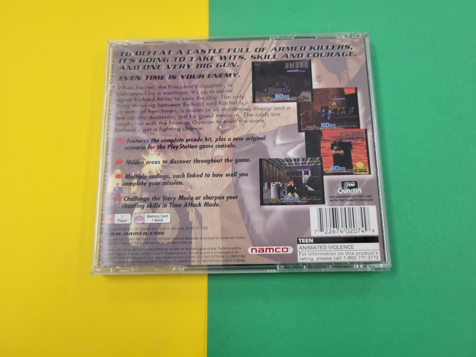 Time Crisis (PS, 1995) Case And Art Only