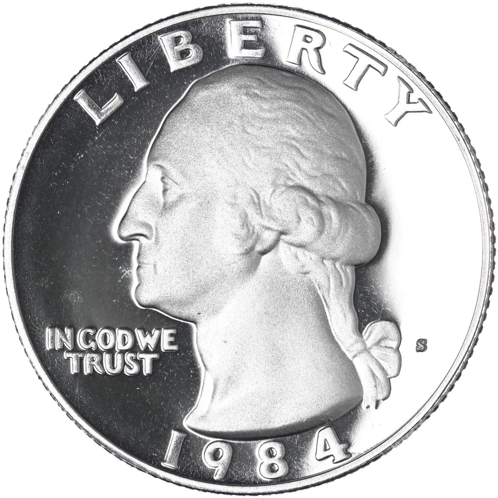 1984 S Washington Quarter Gem DCam Proof CN-Clad