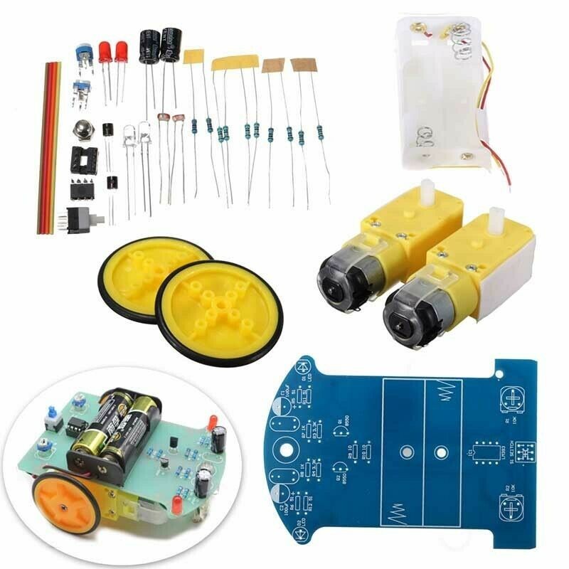 2WD chassis kit smart car tracking DIY reduction for Arduino practical