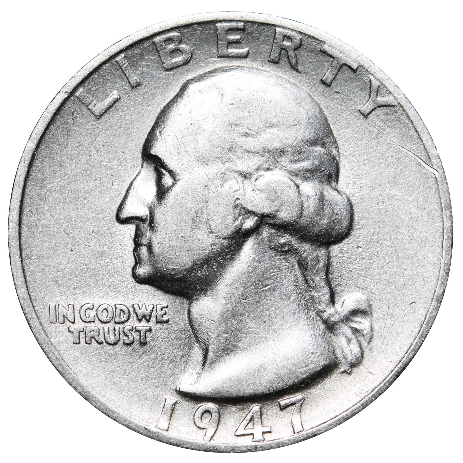1947-S Washington Quarter XF/AU Complete Your Album!