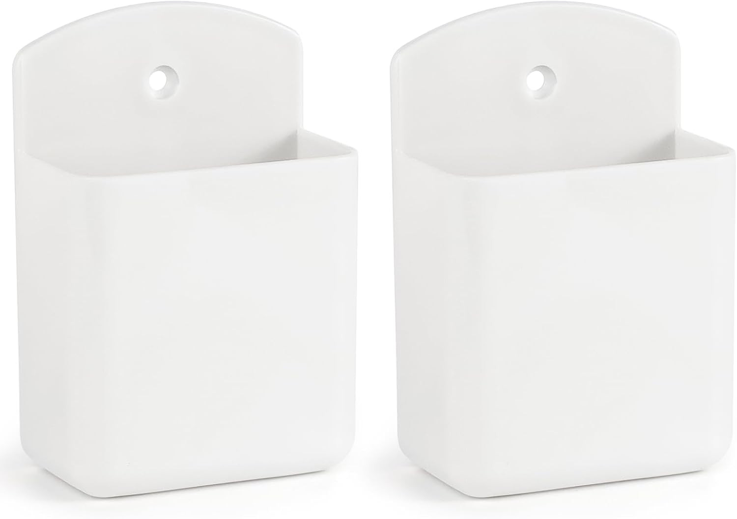 2 Pcs Remote Control Holder Wall Mount, TV Controller Holder, Self Adhesive Remo
