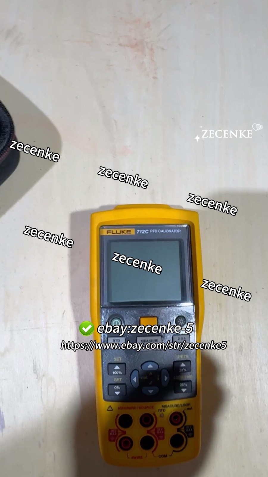 Fluke 712C Thermal Resistance Calibrator/working