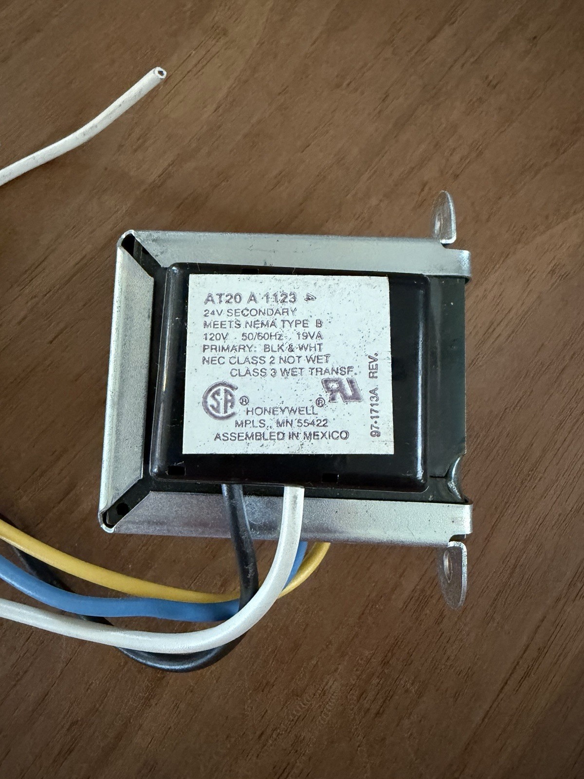 HONEYWELL AT20 A 1123 TRANSFORMER