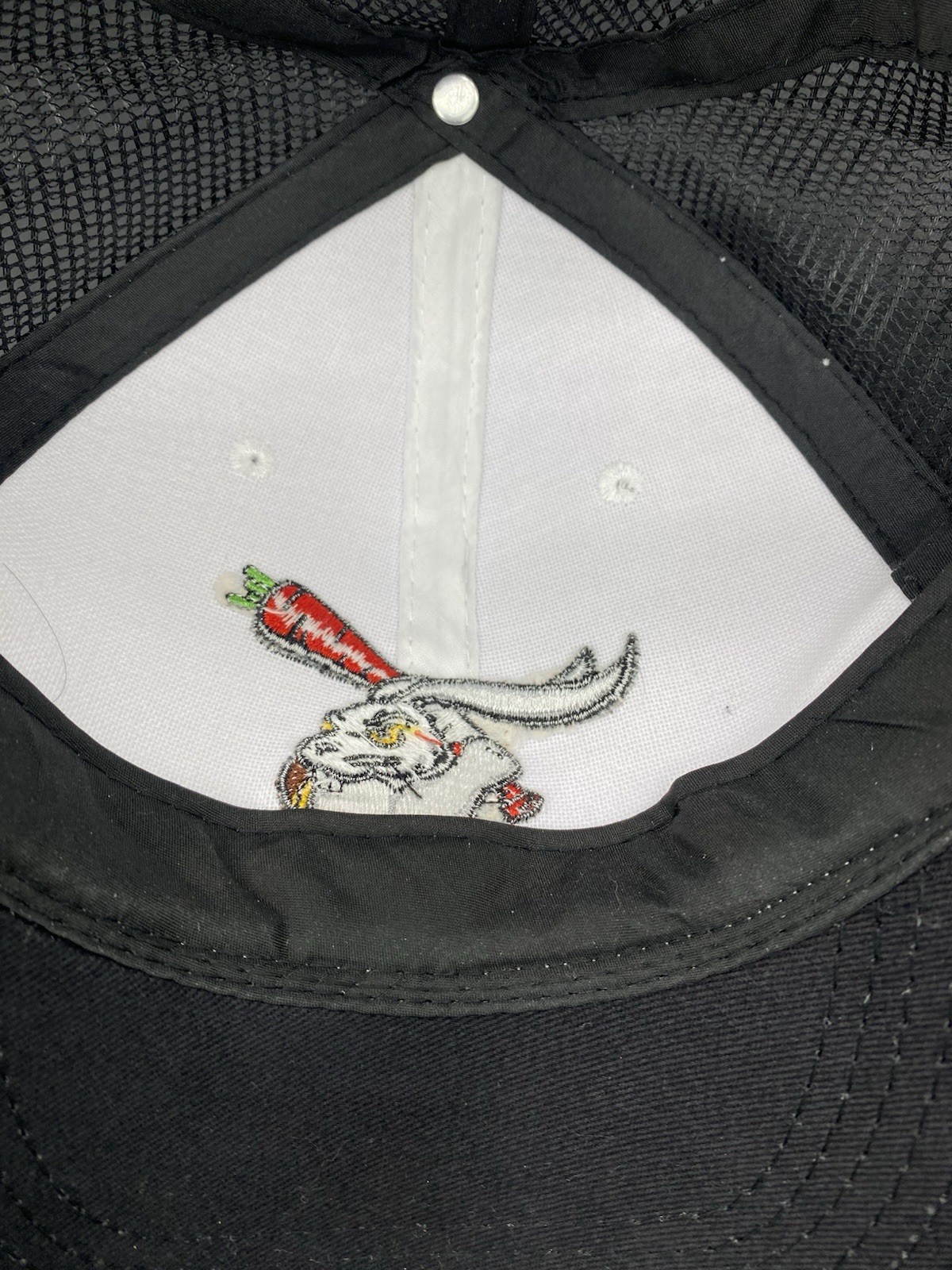 Kokomo Jackrabbits Embroidered Logo White/Black Mesh Hat Cap Snapback
