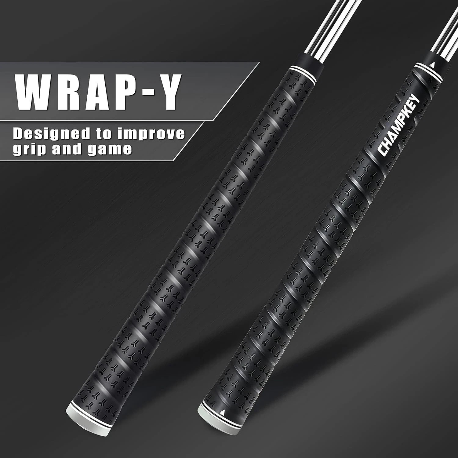 WRAP-Y Rubber Golf Grips 13-Pack - Black