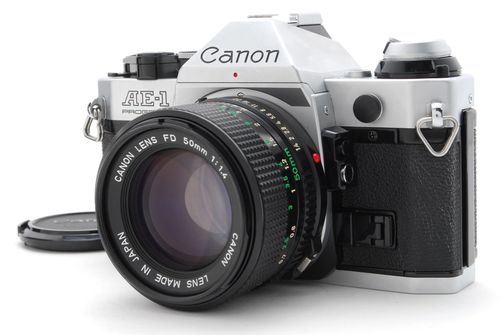 [NEAR MINT] Canon AE-1 Program 35mm Film Camera New FD NFD 50mm f1.4 From JAPAN
