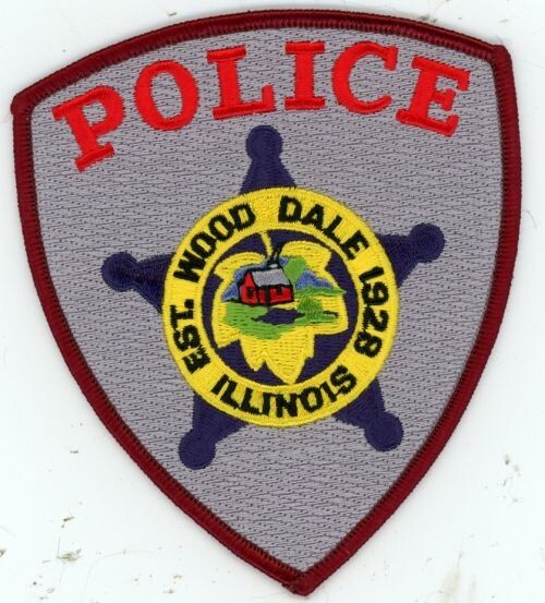 ILLINOIS IL WOOD DALE POLICE NICE SHOULDER PATCH SHERIFF