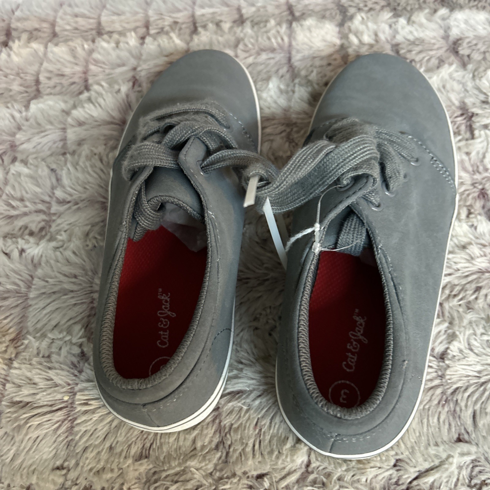 Cat & Jack Gray Sneakers Size 3