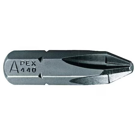 Apex Tool Group 440-1X-5Pk Torsion Bit, Sae, 1/4", Hex, No 1, 1", Pk5