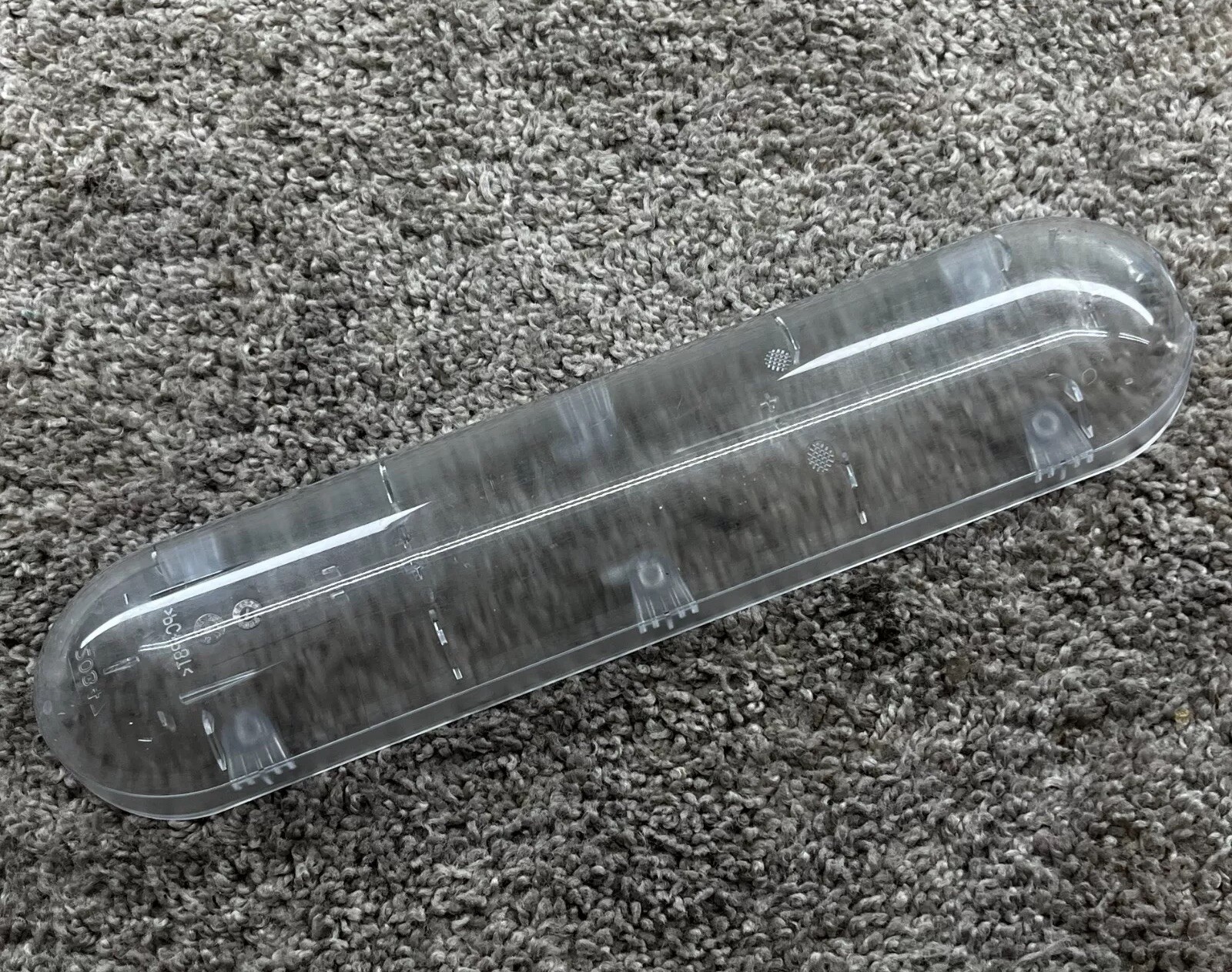 LOWRANCE TRANSDUCER BOTTOM CLEAR COVER GOOD CONDITION 043556
