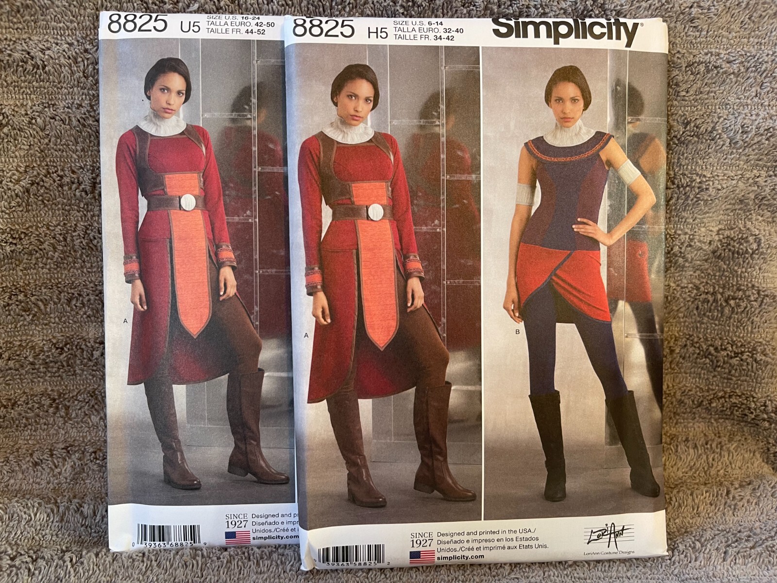 Simplicity Pattern 8825 Ms Costume/Cosplay Wakanda~Blk Panther Inspired Warrior