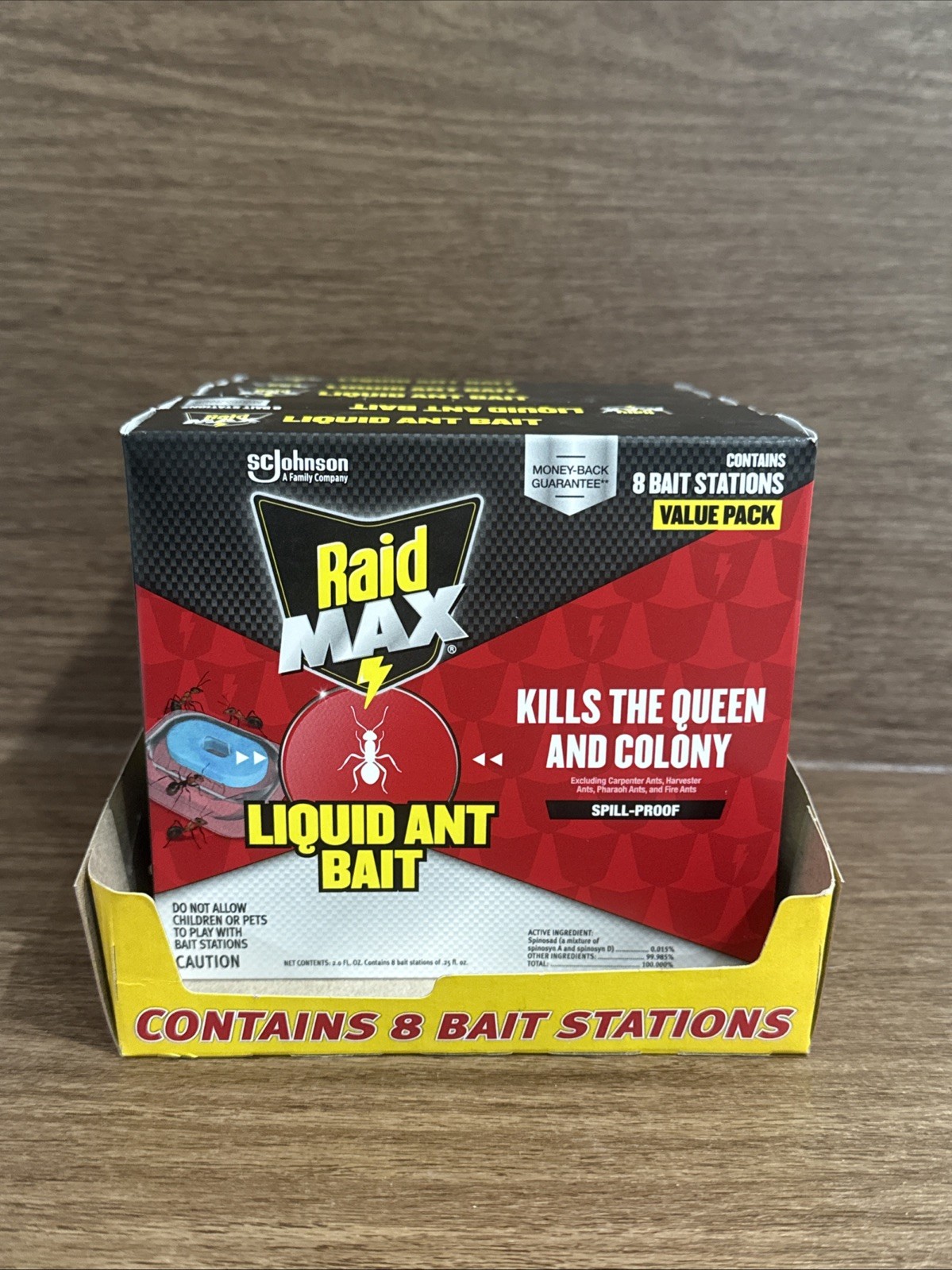 (5-boxes) Raid MAX Liquid Ant Bait 8 Count Value Pack
