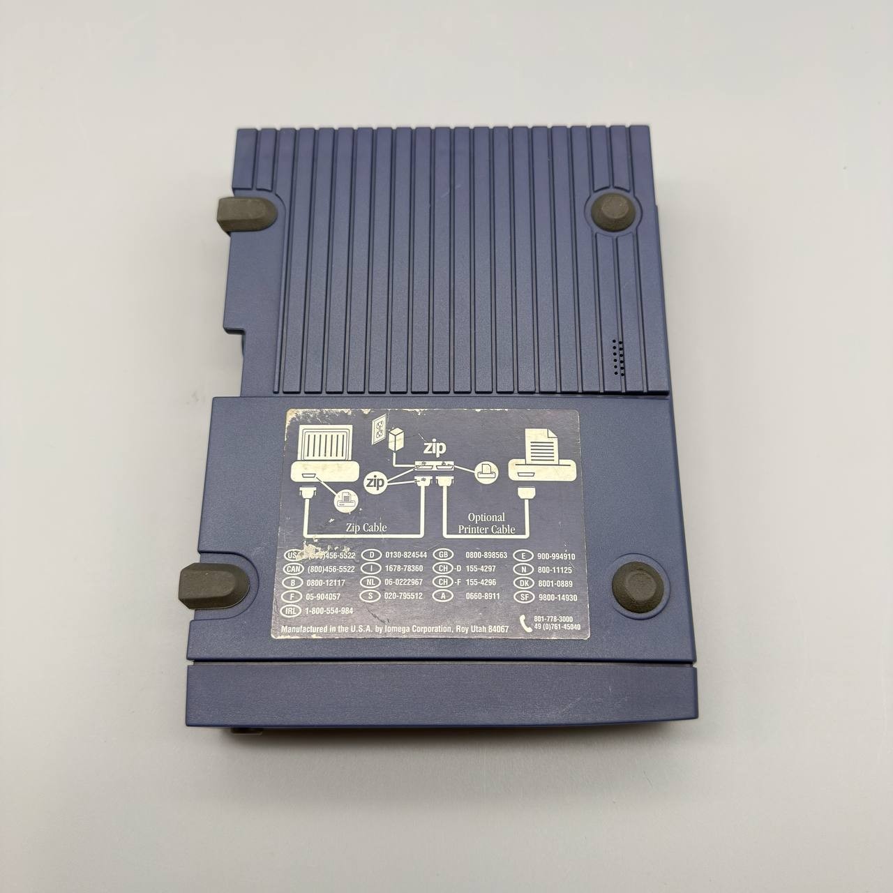 Iomega Zip 100 External Drive Z100P2 Parallel Port Drive Reader Only No Cables