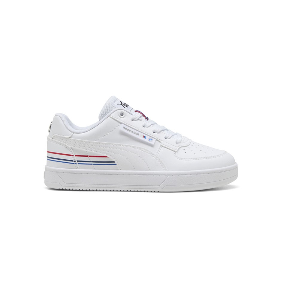 PUMA Bmw M Motorsport Caven 2.0 Lace Up  Youth Boys White Sneakers Casual Shoes