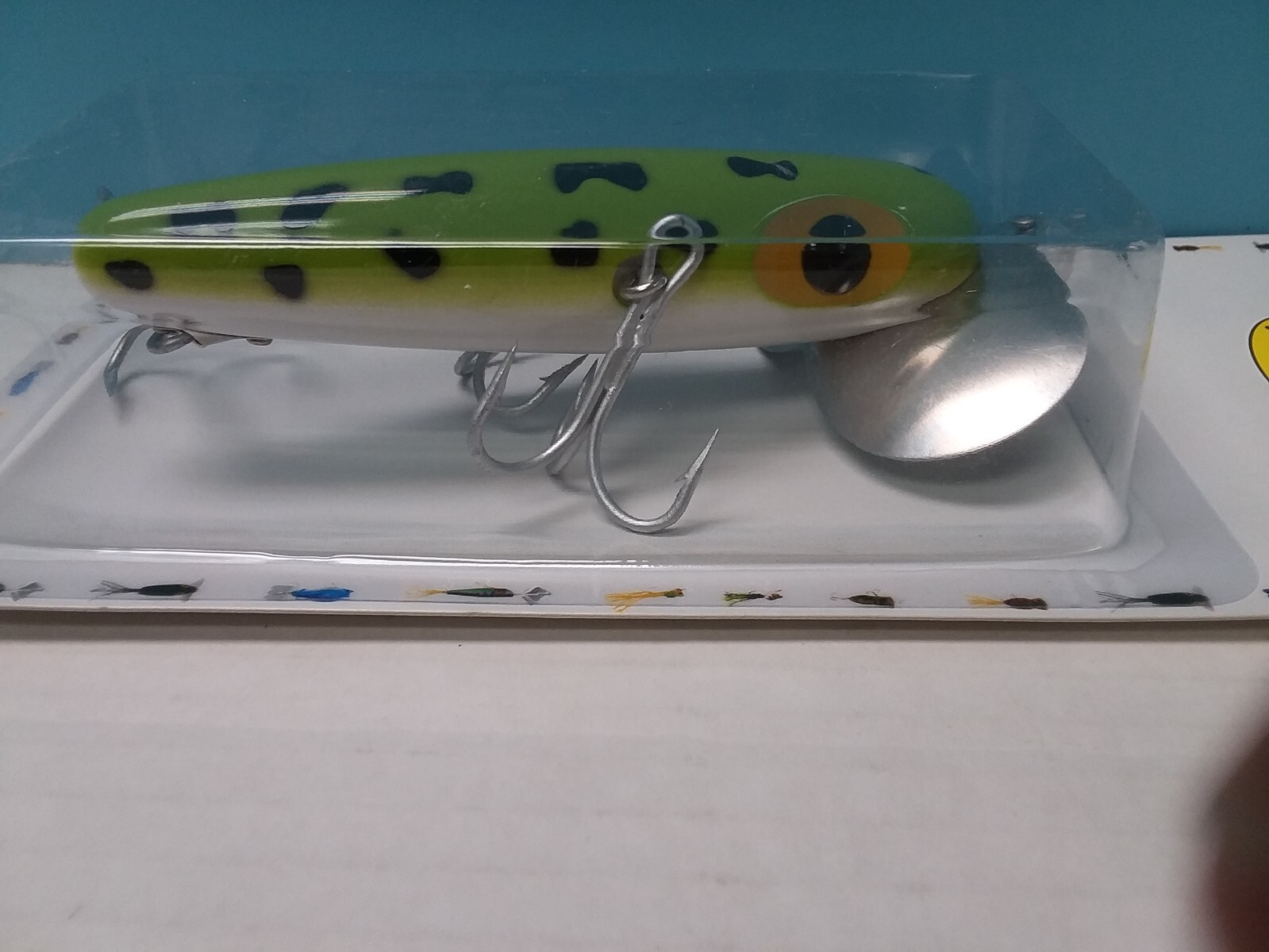 Arbogast - XL Muskie Jitterbug - Frog Color G700-06 - NOC - Top Water Bait