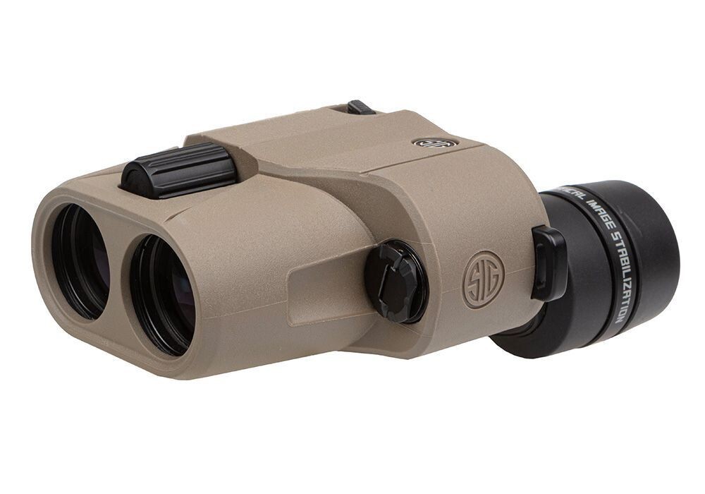 Sig Sauer Zulu6 FDE HDX OIS 10X30mm Waterproof Fog-Proof Roof Prism Binocular
