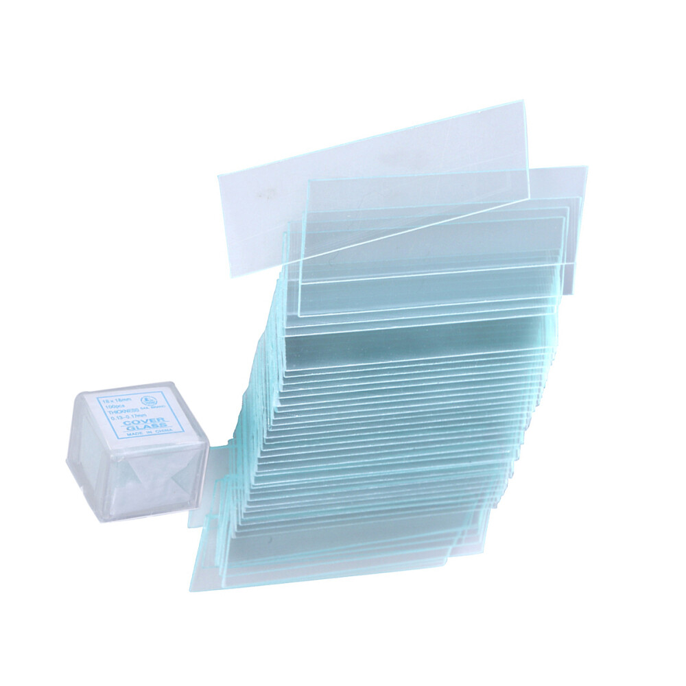Blank Microscope Slides and Square Cover Glass for for Optical Microscope New