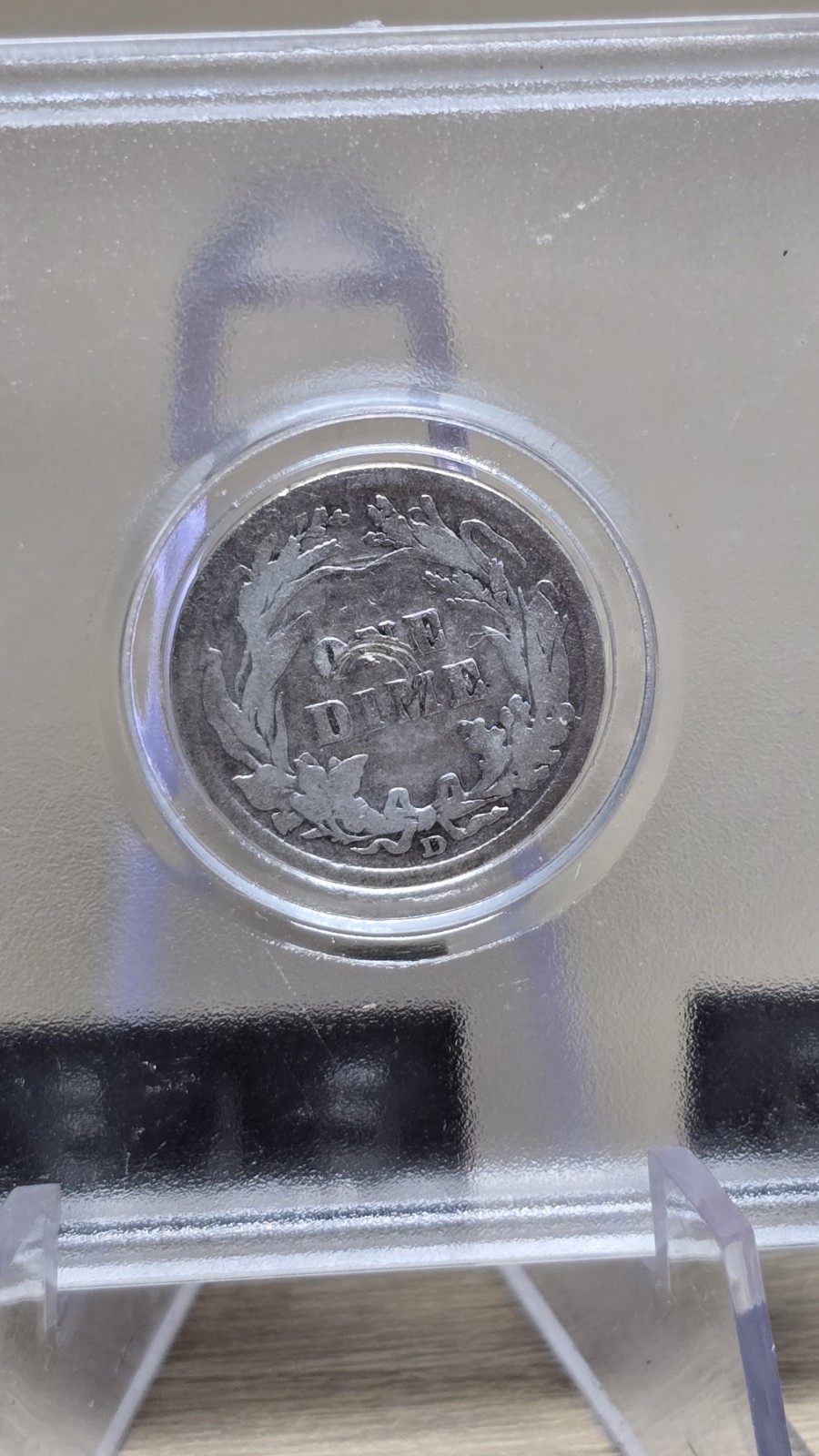 1912 Barber Dime Good Condition - Protective Capsule