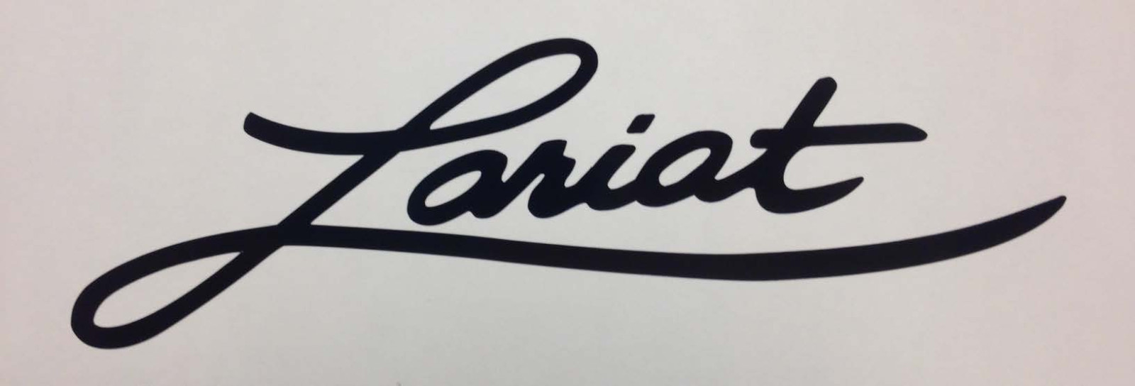 2014 Ford F150 LARIAT 3 PACK script logo decal graphic sticker