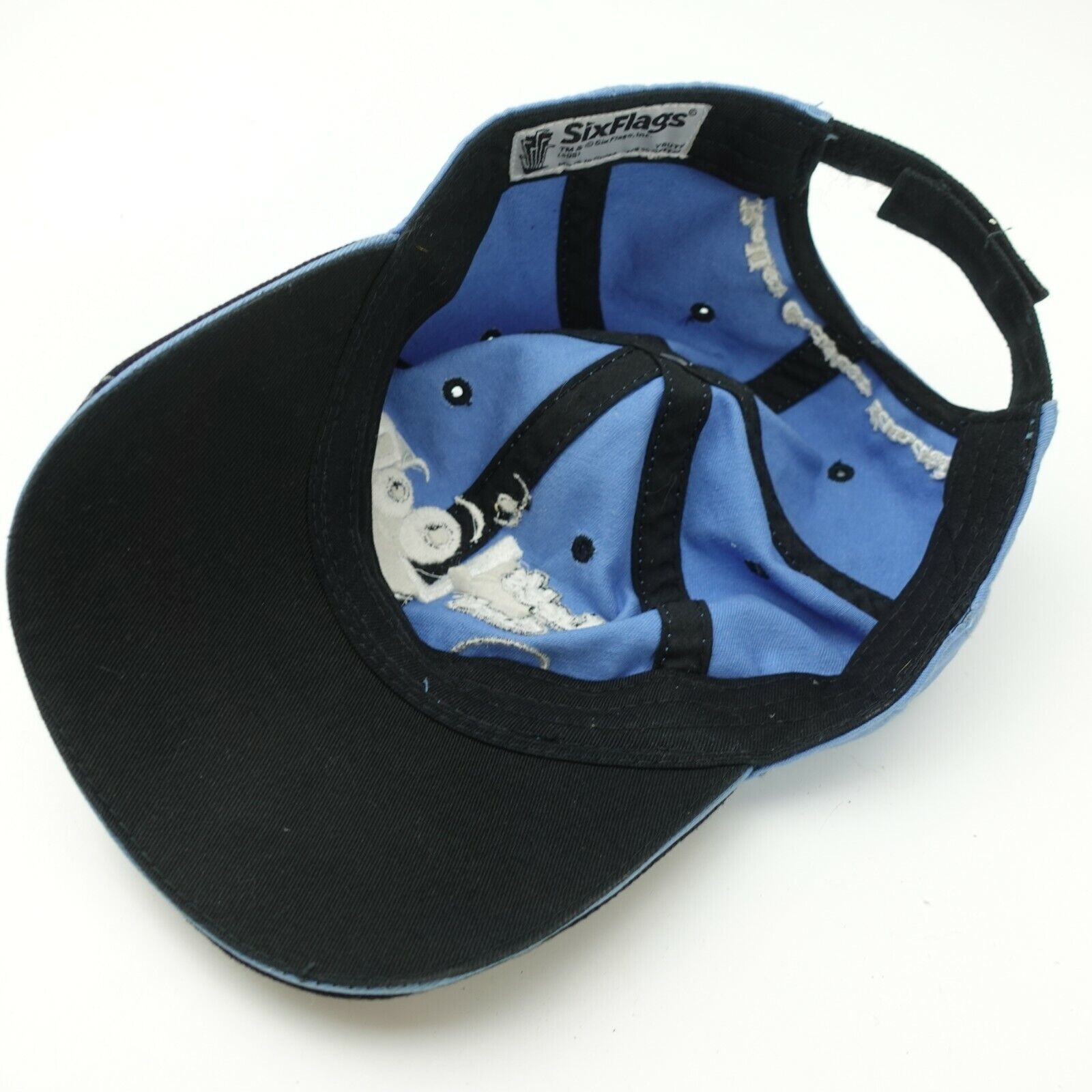 Let's Get Loopy Six Flags Roller Coaster Fanatic Kid's Ball Cap Hat Adjustable