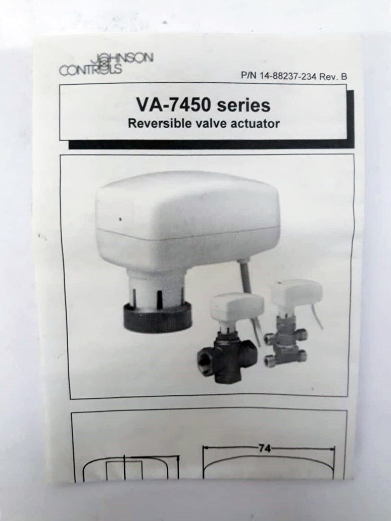 Johnson Controls / Electric Actuator / VA-7452-9001