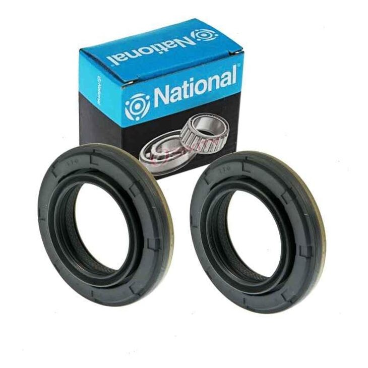 2 pc National Front Axle Shaft Seals compatible with Hummer H3 2006-2010
