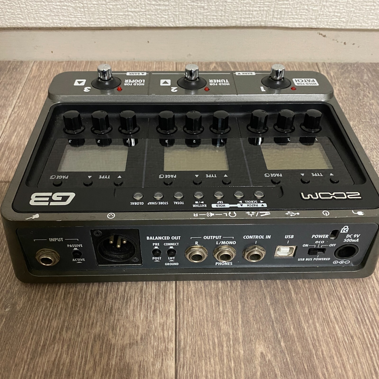 ZOOM G3 Guitar Multi Effect Amplifier Simulator Used Work Shipping From Japan