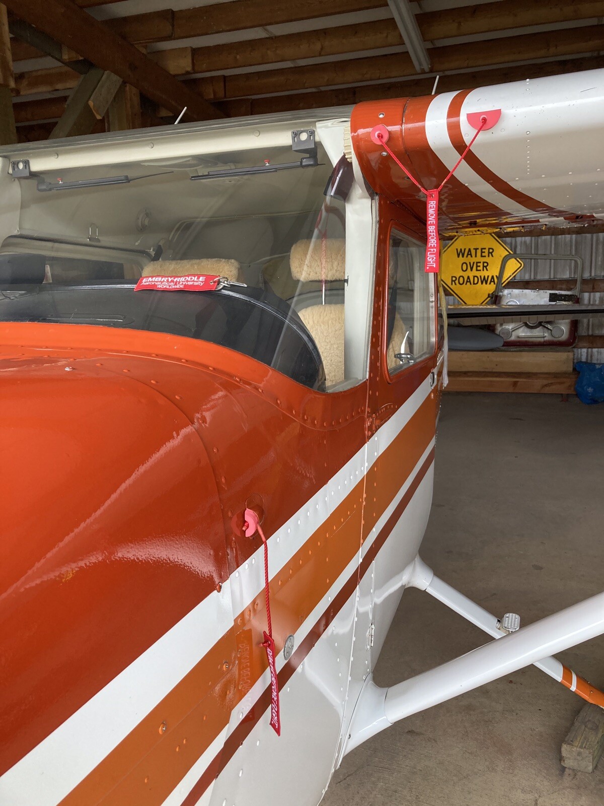 CESSNA WING VENT PLUGS & Avionics Cooling Port Plugs-REMOVE BEFORE FLIGHT