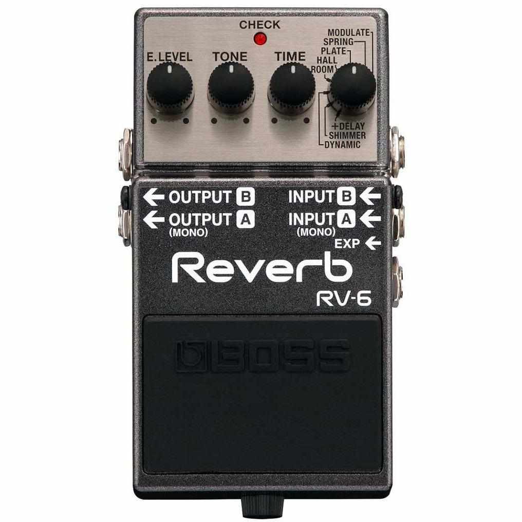 BOSS RV-6 Digital Reverb Guitar Effects Pedal