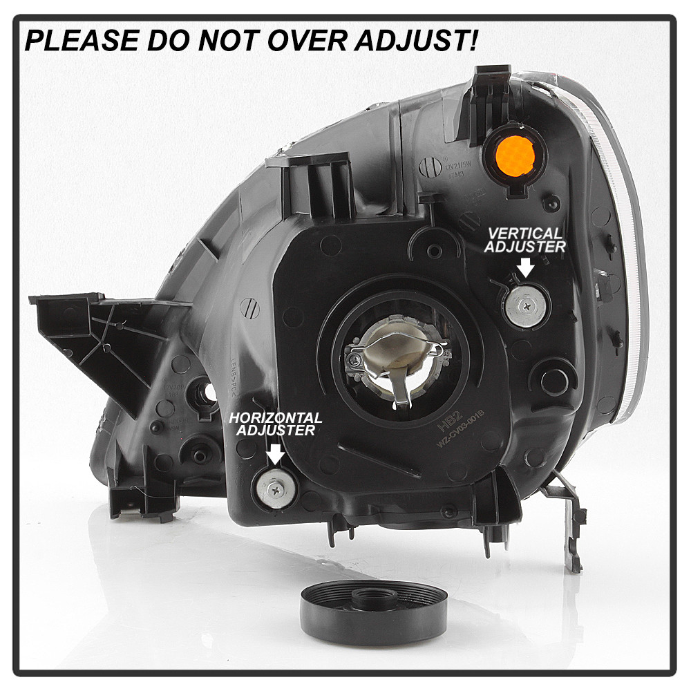 For 2002 2003 2004 Honda CRV C-RV Headlights Headlamps Replacement Left+Right