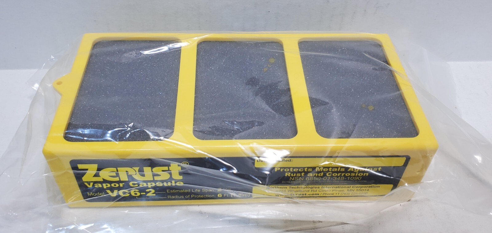Zerust VC6-2 Large NoRust Vapor Capsule new NICE.