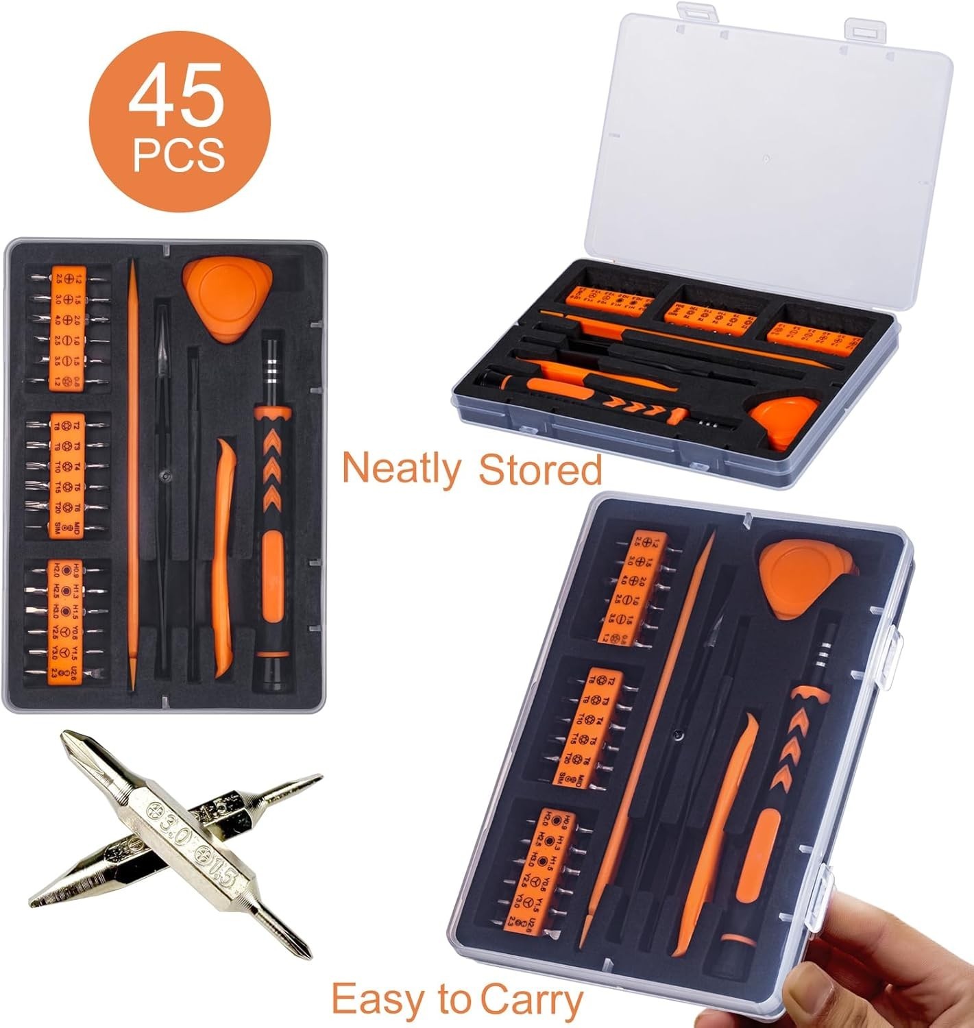 Cleaning Repair Tool Set Screwdriver One Controller Console PS4 With Case for PC