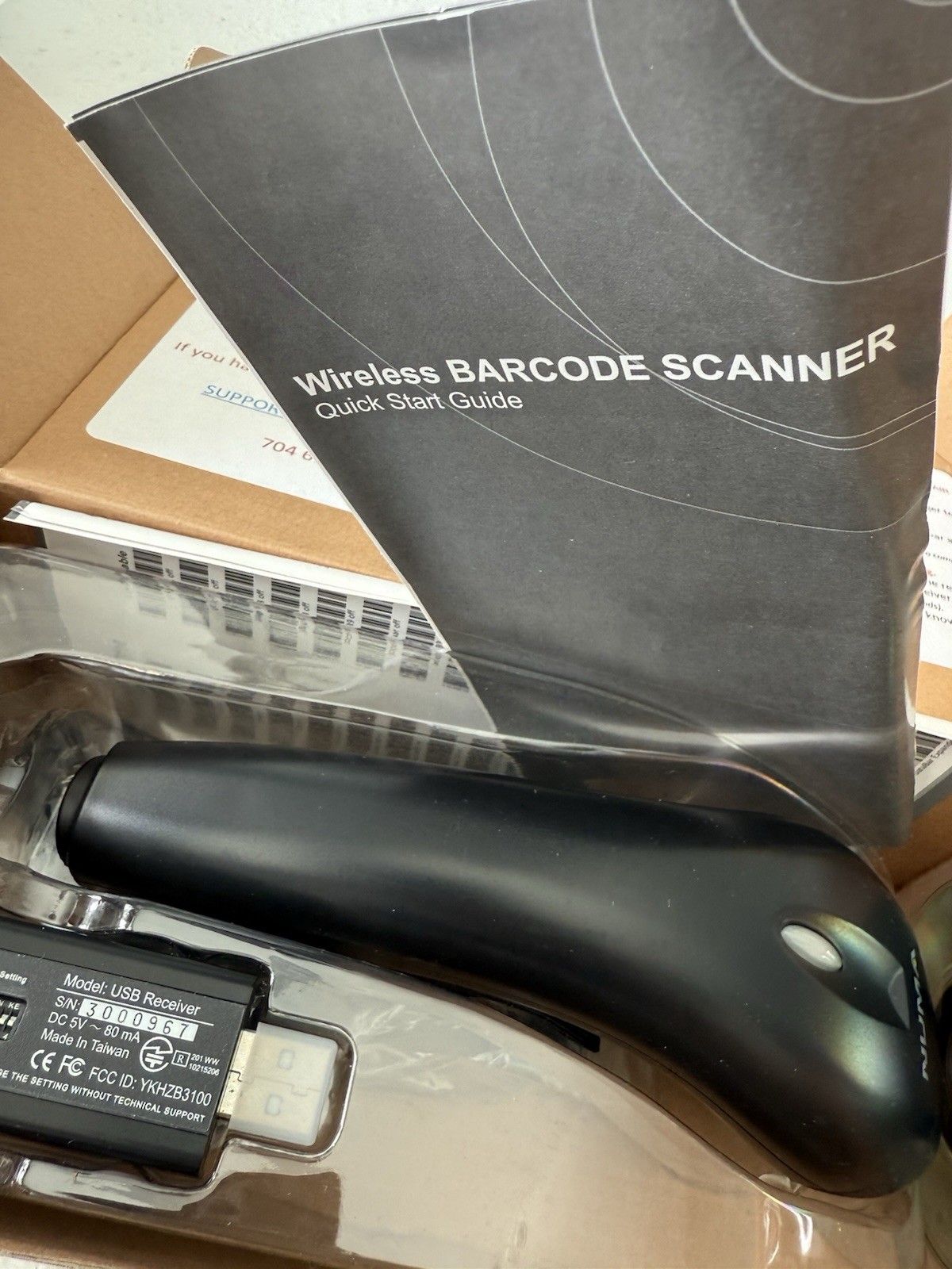 NUMA Barcode Scanner NU-2111ZB Wireless Linear Imager $269 Retail