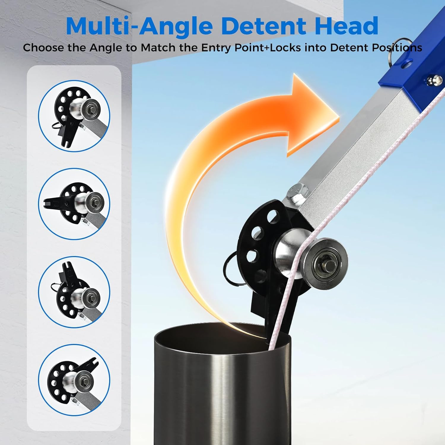 Handheld Cable Puller Drill Powered Wire Tugger with 1000lb Pulling Force