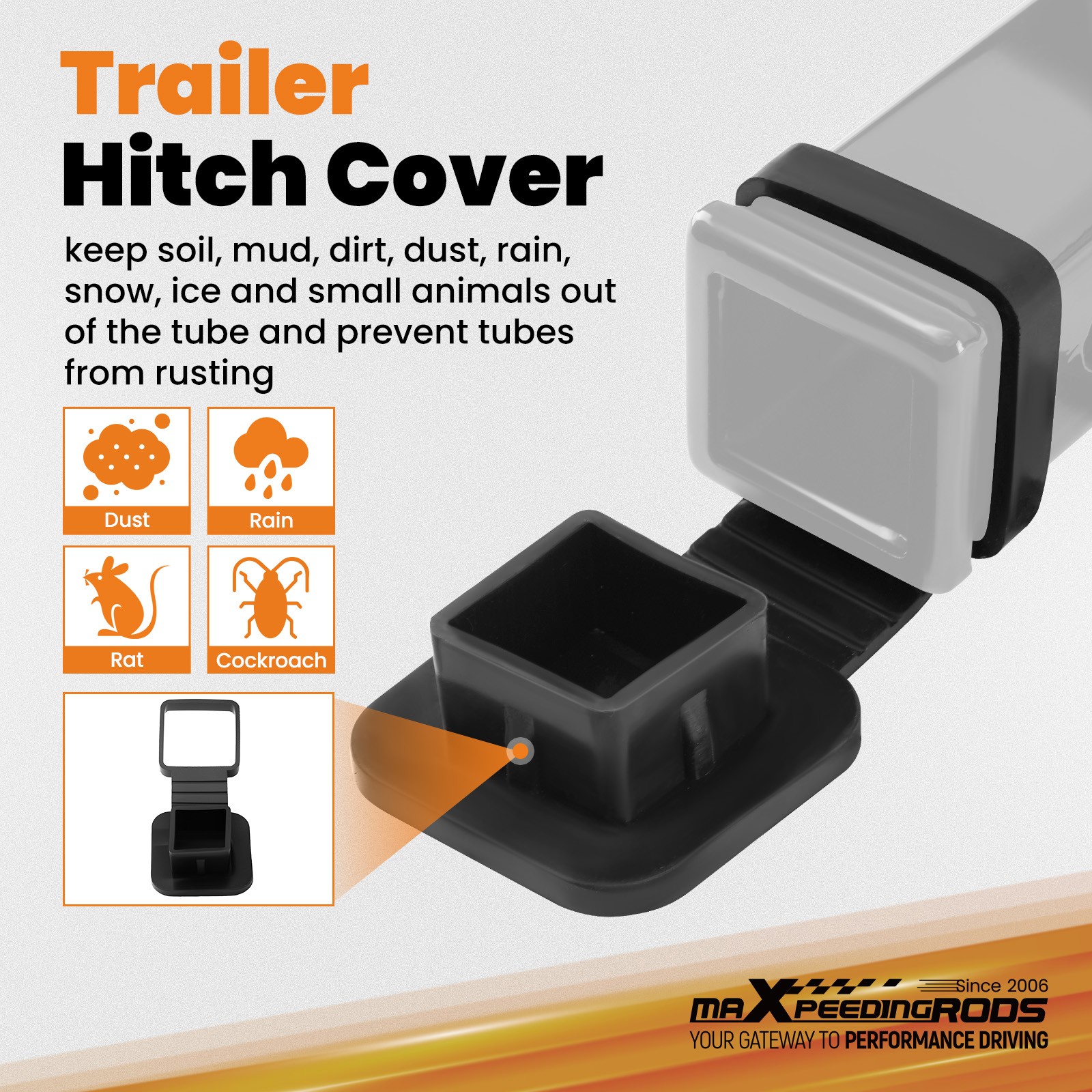 Class 2 Trailer Hitch Receiver for Chevrolet Impala 2000-2013 2014-2016 Limited