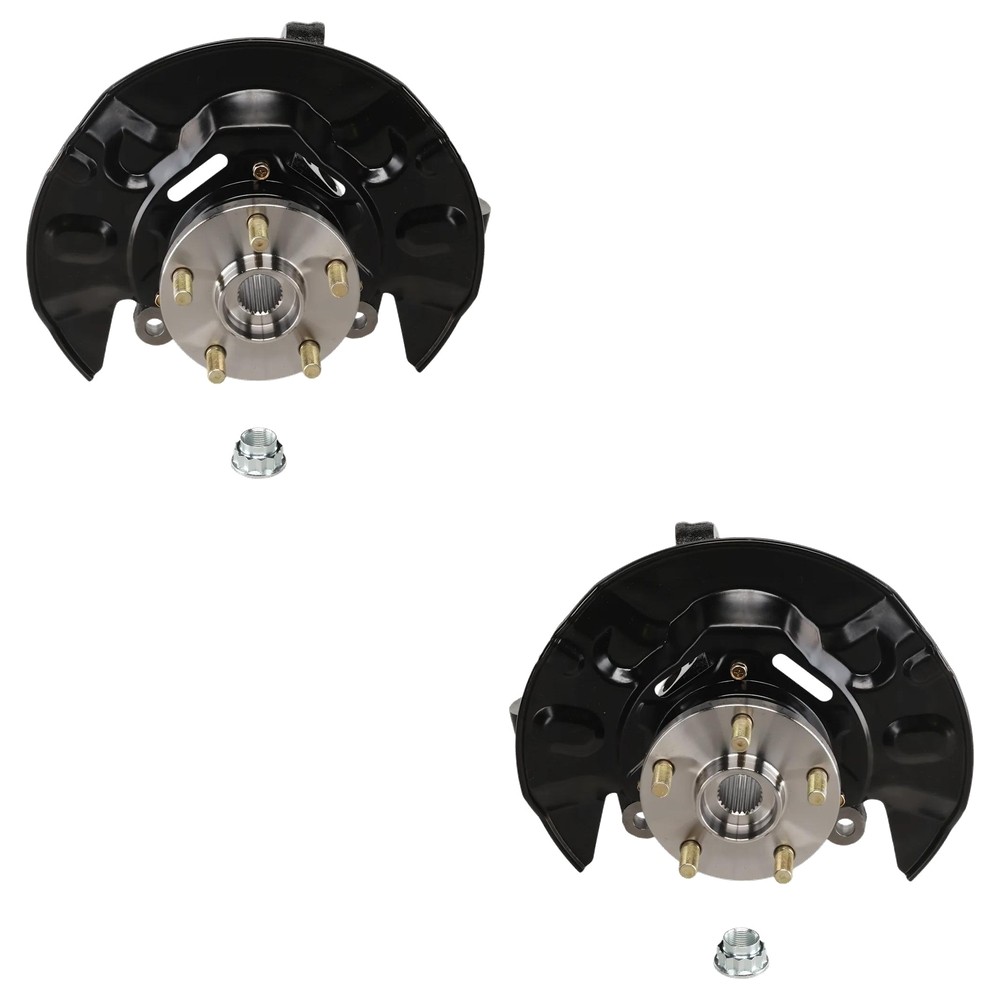 Pair Of Front Knuckles 2003-2006 Toyota Matrix AWD 1.8L 4 Cyl OEM Grade WLK066