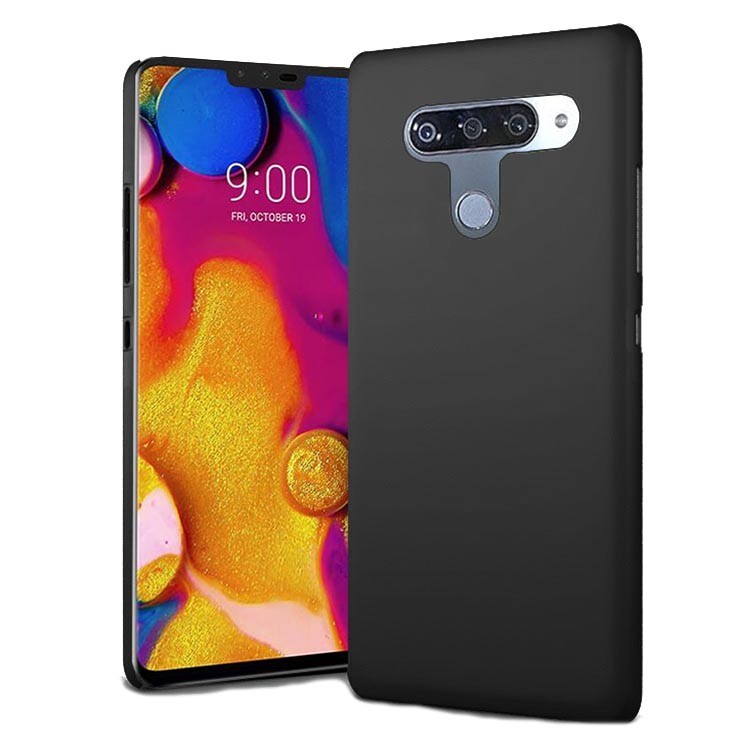 For LG V40 ThinQ Smooth Matte Rubberized hard case back Skin shell cover