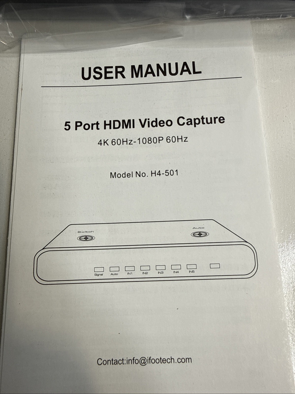 Ifoo HDMI Extender 1080P HD Transmitter Receiver Kit mmWave Hdmi