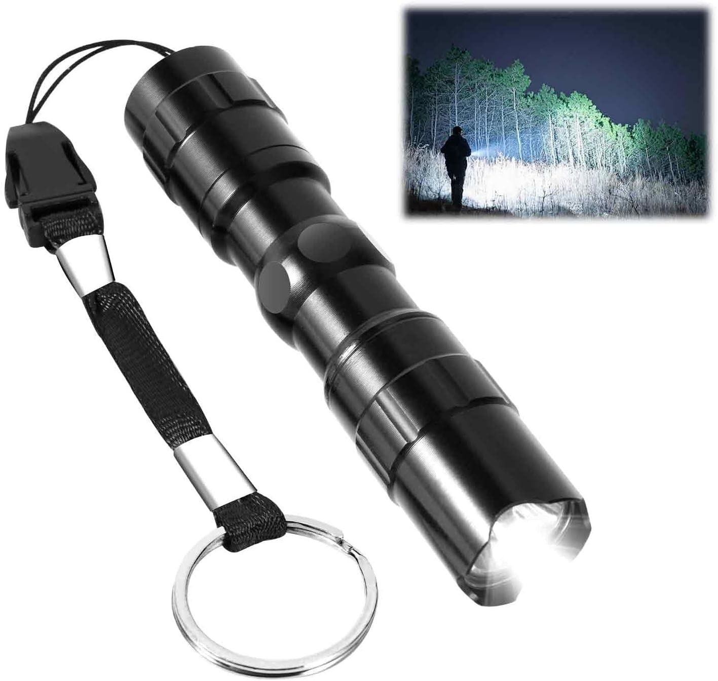 Super Bright Mini Tactical LED Flashlight - Waterproof & Portable for Outdoors