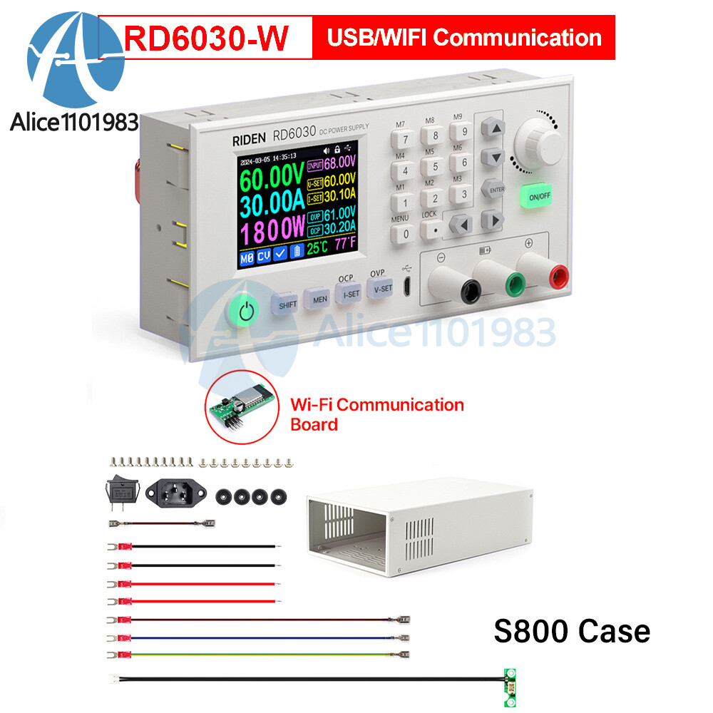 RD6030 RD6030W 60V 30A Digital Display Adjustable DC Regulated Power Supply