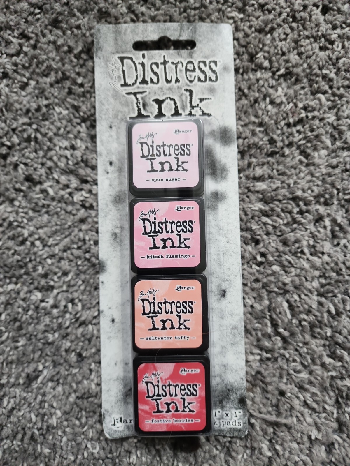 Tim Holtz Ranger Distress Ink Kit, Pink/Red Ink Set