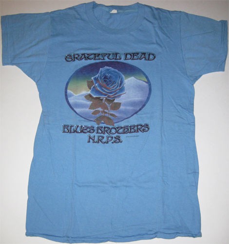 Grateful Dead Blues Brothers MEGA RARE 1978 New Year Eve Oak Shirt Alton Kelley