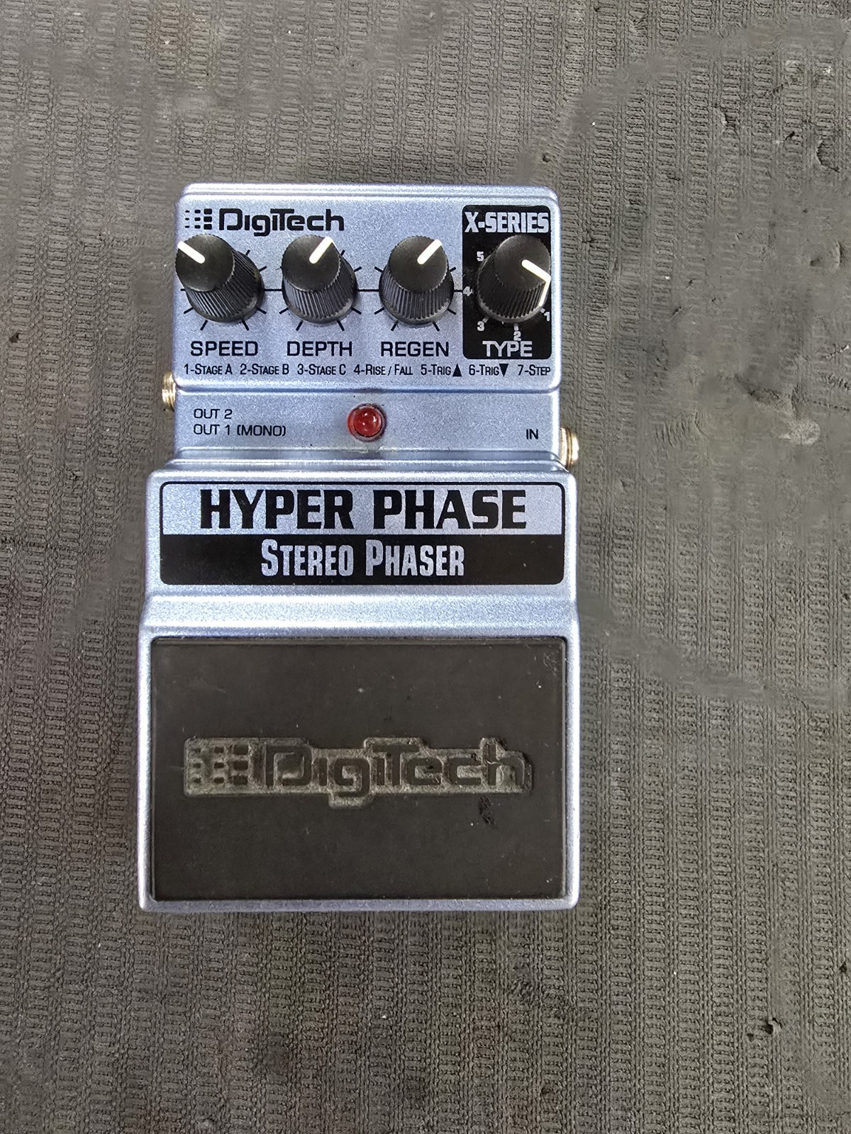 DIGITECH Hyper Phase - X-Series Stereo Phaser Guitar Pedal